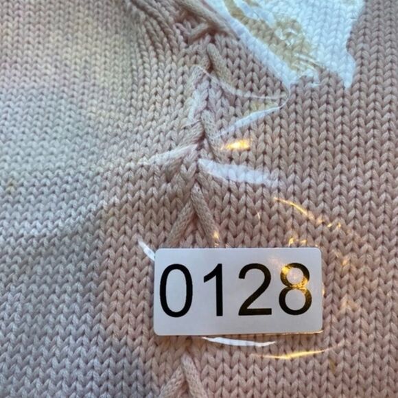 Basler V-Neck Pastel Pink Sweater Size 16 New - Picture 7 of 7